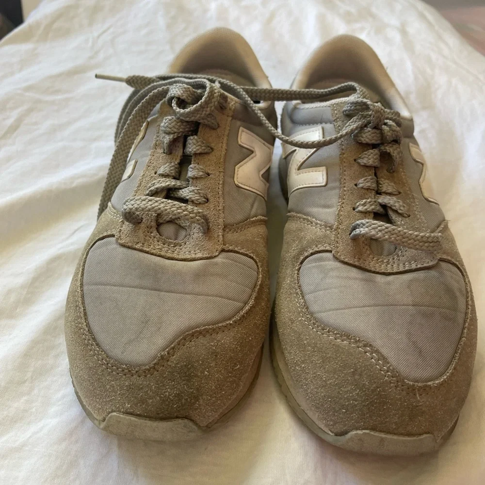 New Balance Men’s 420 Gray Running Sneakers WL420UG Charcoal Suede Size 7.5